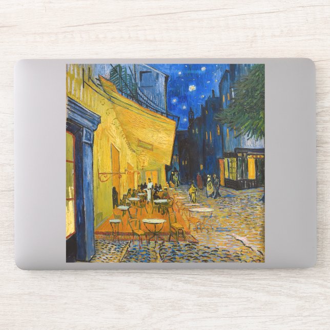 Vincent van Gogh - Cafe Terrace at Night Sticker (Computer)