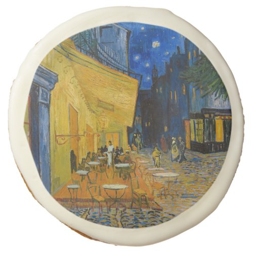 Vincent van Gogh _ Cafe Terrace at Night Sugar Cookie