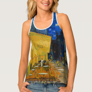 Vincent van Gogh - Cafe Terrace at Night Tank Top