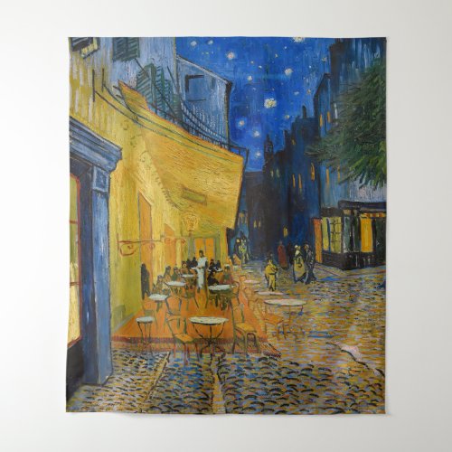 Vincent van Gogh _ Cafe Terrace at Night Tapestry