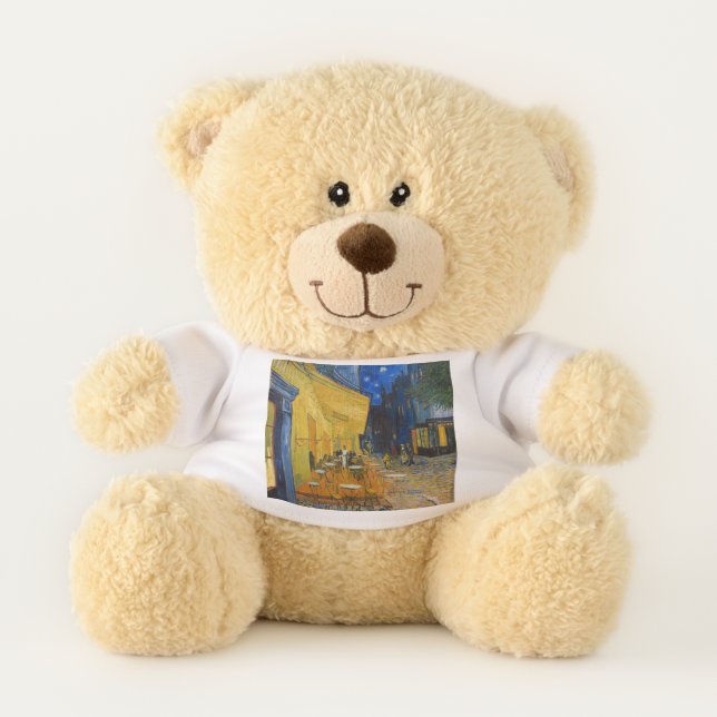 Vincent van Gogh - Cafe Terrace at Night Teddy Bear (Front)