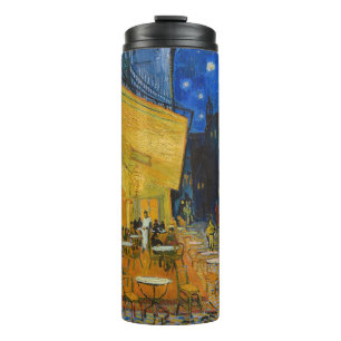 Vincent van Gogh - Cafe Terrace at Night Thermal Tumbler