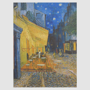 Vincent van Gogh - Cafe Terrace at Night Tissue Paper