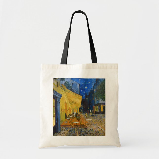 Vincent van Gogh - Cafe Terrace at Night Tote Bag (Front)