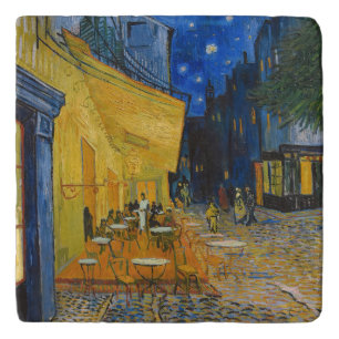 Vincent van Gogh - Cafe Terrace at Night Trivet