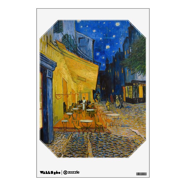 Vincent van Gogh - Cafe Terrace at Night Wall Decal (Front)