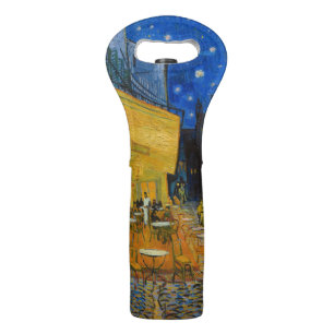 Vincent van Gogh - Cafe Terrace at Night Wine Bag