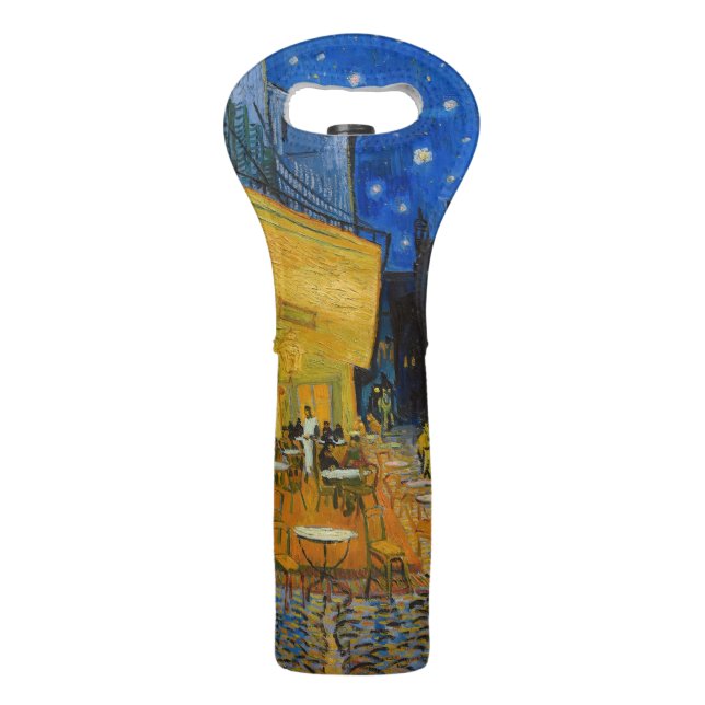 Vincent van Gogh - Cafe Terrace at Night Wine Bag (Front)