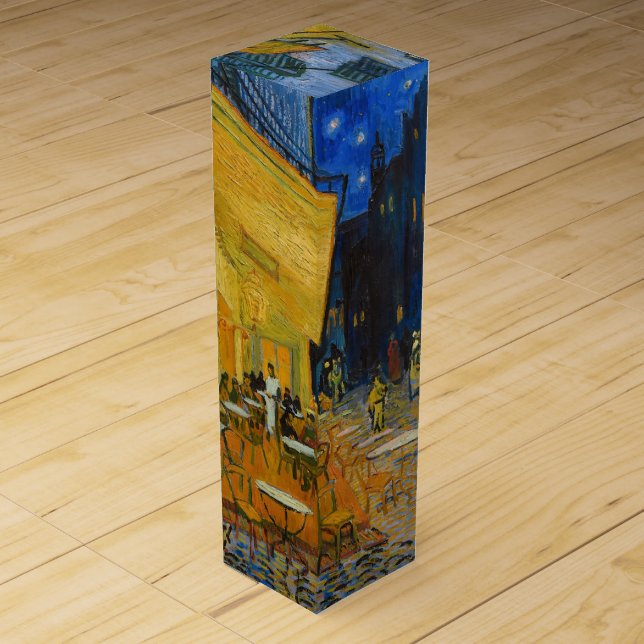Vincent van Gogh - Cafe Terrace at Night Wine Box (Front)