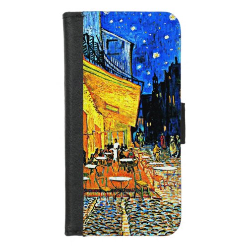 Vincent Van Gogh _ Cafe Terrace iPhone 87 Wallet Case