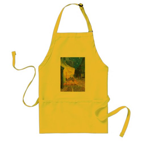 Vincent Van Gogh Cafe Terrace Masterpiece Adult Apron