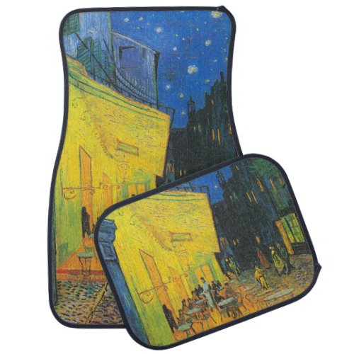 Vincent Van Gogh Cafe Terrace Masterpiece Car Floor Mat