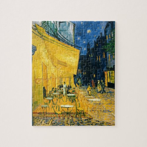 Vincent van Gogh  Cafe Terrace Place du Forum Jigsaw Puzzle