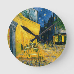 Vincent van Gogh Cafe Terrace, Place du Forum Round Clock