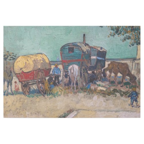 Vincent Van Gogh _ Caravans Gypsy Camp near Arles Gallery Wrap