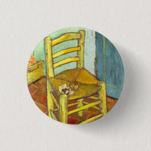 Vincent Van Gogh Chair with Pipe Button