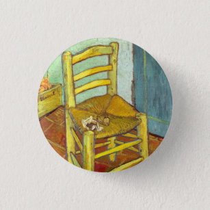 Vincent Van Gogh Chair with Pipe Button