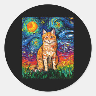 Vincent Van Gogh Classic Round Sticker