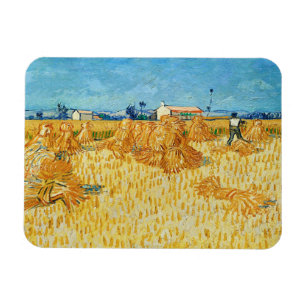 Vincent Van Gogh, Corn Harvest in Provence Magnet