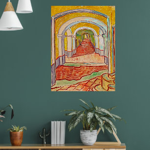 Vincent van Gogh Corridor in the Asylum Fine Art Poster