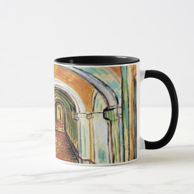 Vincent Van Gogh - Corridor Of Saint Paul Hospital Mug (Right)