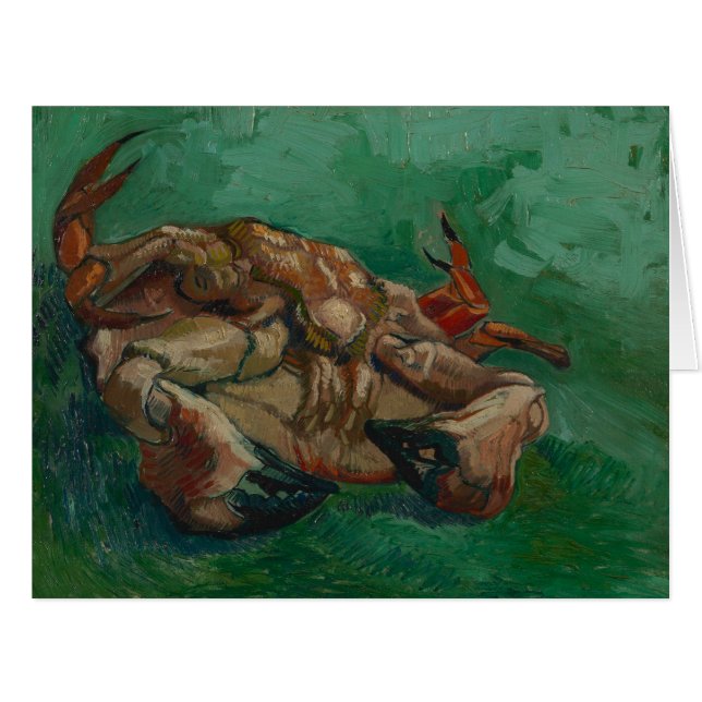 Vincent Van Gogh, Crab on its Back Cards (Front Horizontal)