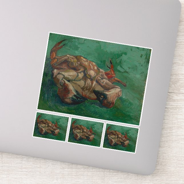 Vincent Van Gogh, Crab on its Back Sticker (Detail)