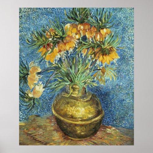 Vincent van Gogh  Crown Imperial Fritillaries Poster
