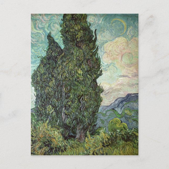 Vincent van Gogh | Cypresses, 1889 Postcard (Front)