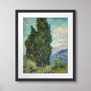 Vincent van Gogh - Cypresses Framed Art