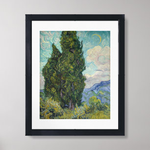 Vincent van Gogh - Cypresses Framed Art