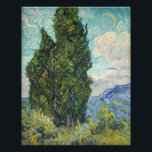 Vincent van Gogh - Cypresses Photo Print<br><div class="desc">Cypresses - Vincent van Gogh,  Oil on Canvas,  1889</div>