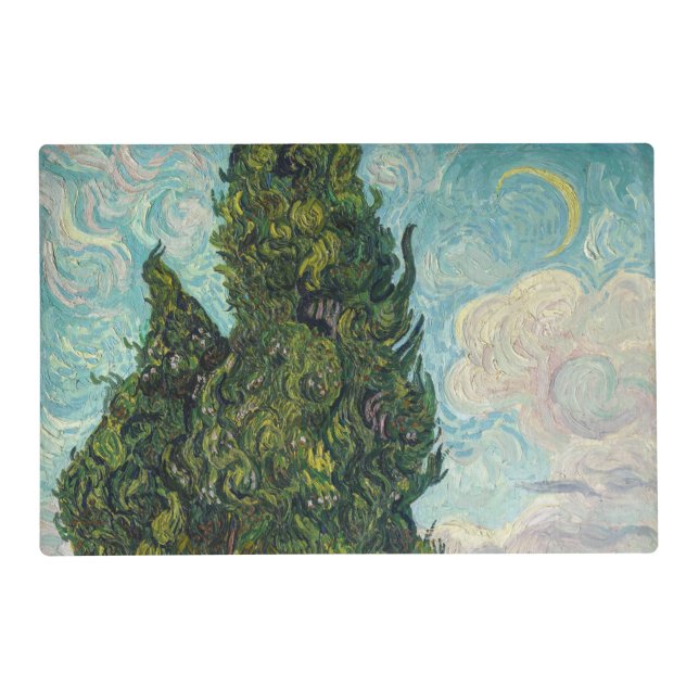 Vincent van Gogh - Cypresses Placemat (Front)