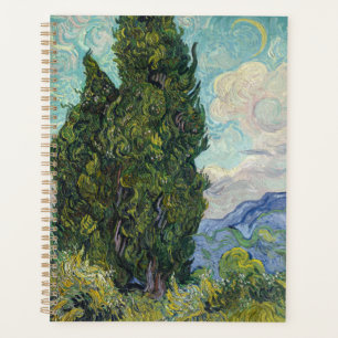 Vincent van Gogh - Cypresses Planner