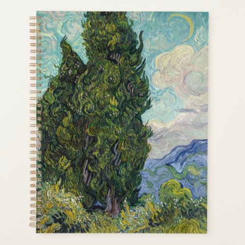 Vincent van Gogh _ Cypresses Planner