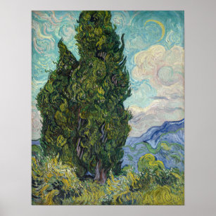 Van Gogh Cypress Posters & Prints