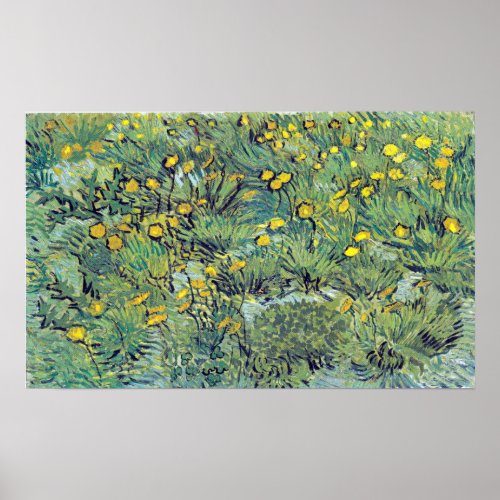 Vincent van Gogh Dandelion Poster