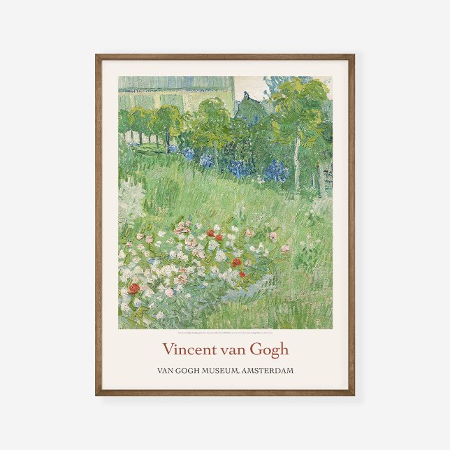 Vincent Van Gogh Daubignys Garden 1890 Art Exhibit Poster (Creator Uploaded)