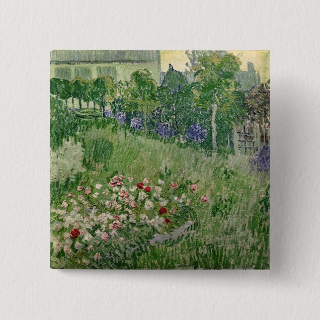 Vincent van Gogh | Daubigny's garden, 1890 Pinback Button (Front)