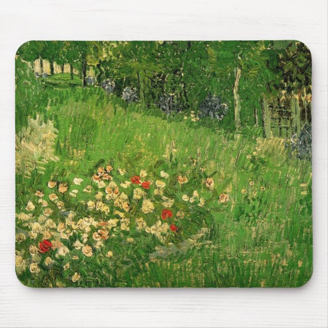 Vincent van Gogh - Daubigny's Garden Mouse Pad (Front)