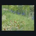 Vincent van Gogh - Daubigny's Garden Poster<br><div class="desc">Daubigny's Garden by Vincent van Gogh, 1890. Vincent van Gogh was a Dutch Post-Impressionist painter who is among the most famous and influential figures in the history of Western art. In just over a decade he created approximately 2100 artworks, including around 860 oil paintings, most of them in the last...</div>