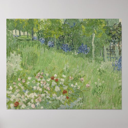 Vincent van Gogh _ Daubignys Garden Poster