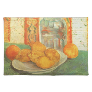 Vincent van Gogh - Decanter and Lemons on a Plate Cloth Placemat