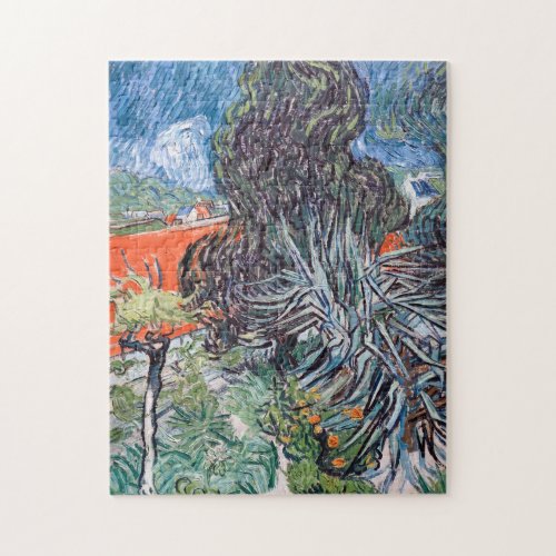 Vincent van Gogh _ Doctor Gachets Garden Jigsaw Puzzle