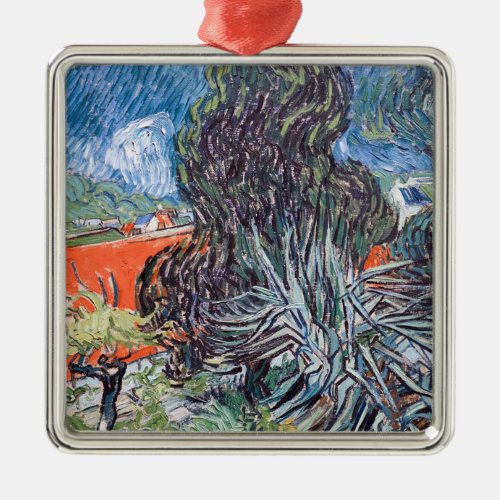 Vincent van Gogh _ Doctor Gachets Garden Metal Ornament