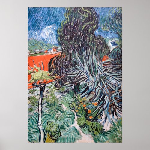 Vincent van Gogh _ Doctor Gachets Garden Poster