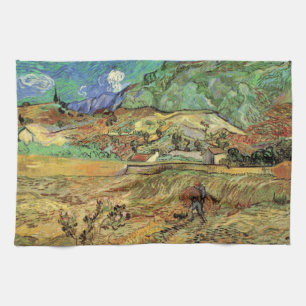 Vincent van Gogh - Enclosed Wheat Field w Peasant Kitchen Towel