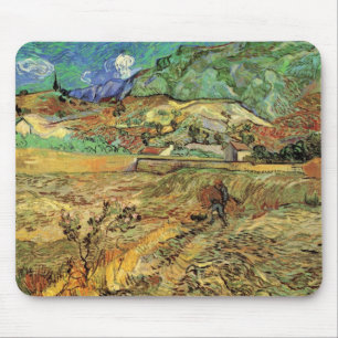 Vincent van Gogh - Enclosed Wheat Field w Peasant Mouse Pad