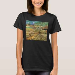 Vincent van Gogh - Enclosed Wheat Field w Peasant T-Shirt