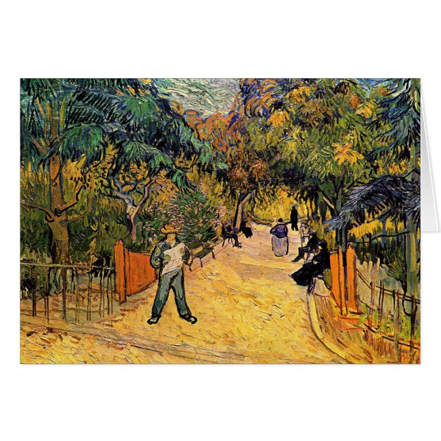 Vincent van Gogh - Entrance to Public Park, Arles (Front Horizontal)